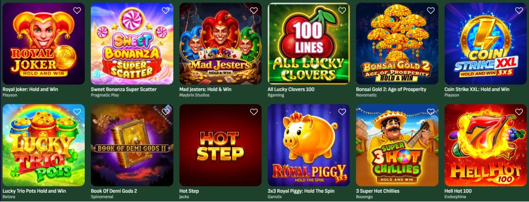 Betsixty games